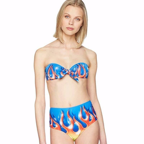 moschino bandeau bikini